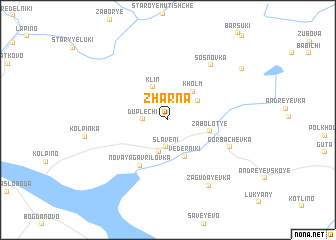 map of Zharna