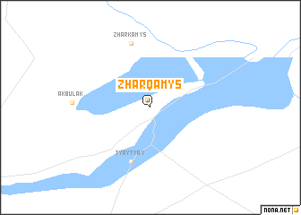 map of Zharqamys