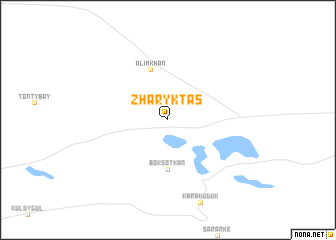 map of Zharyktas