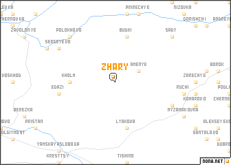 map of Zhary