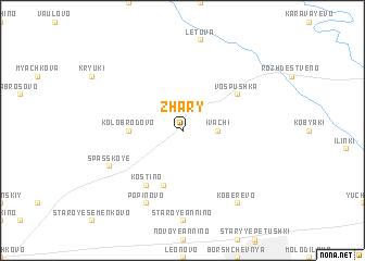 map of Zhary