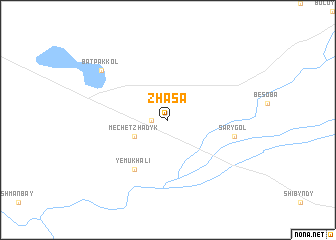 map of Zhasa