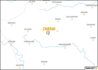 map of Zhashi