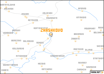 map of Zhashkovo