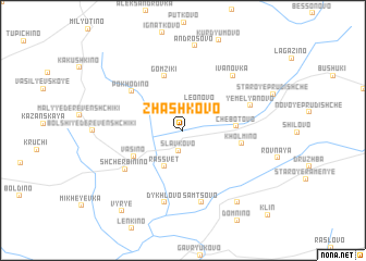 map of Zhashkovo