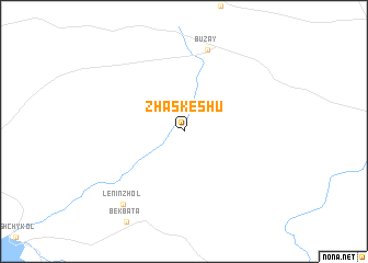 map of Zhaskeshu