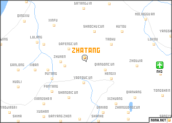 map of Zhatang