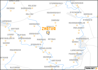 map of Zhatva