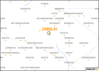 map of Zhaulki