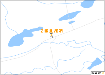 map of Zhaulybay