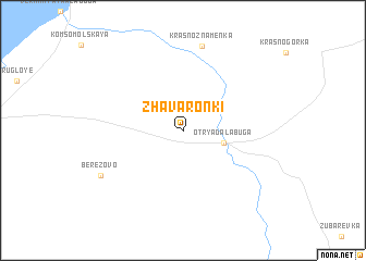 map of Zhavaronki