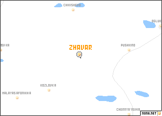 map of Zhavar