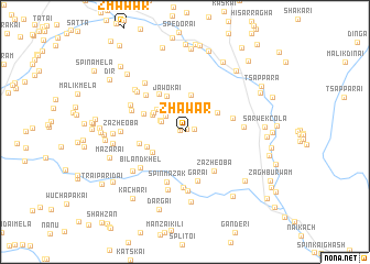 map of Zhāwar