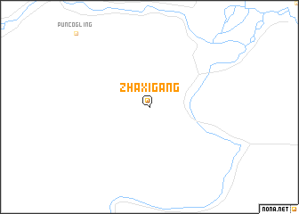 map of Zhaxigang