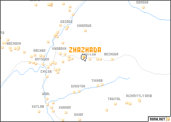 map of Zhazhada