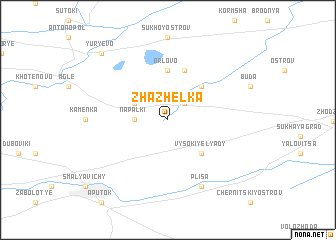 map of Zhazhelka