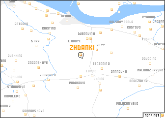 map of Zhdanki