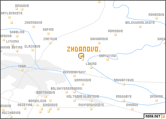 map of Zhdanovo