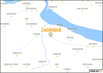map of Zhdanovo