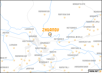 map of Zhdanov