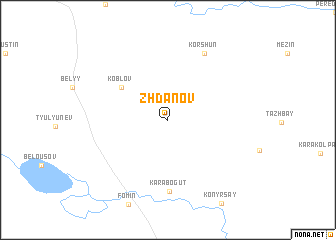 map of Zhdanov