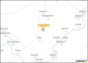 map of Zhdany