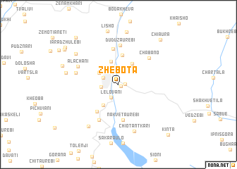 map of Zhebota