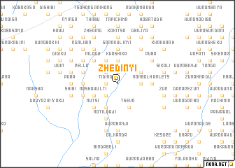 map of Zhedinyi