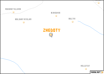 map of Zhedoty