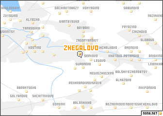 map of Zhegalovo