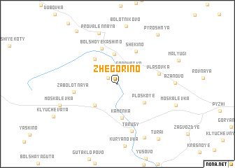 map of Zhegorino