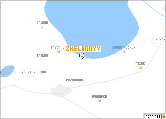 map of Zhelannyy