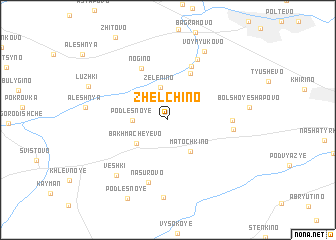 map of Zhelchino