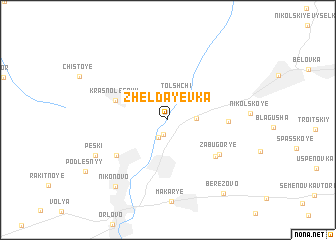 map of Zheldayevka