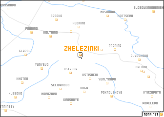 map of Zhelezinki