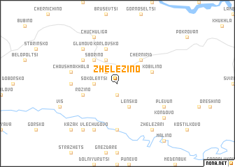 map of Zhelezino