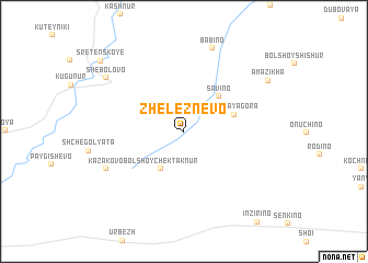 map of Zheleznëvo