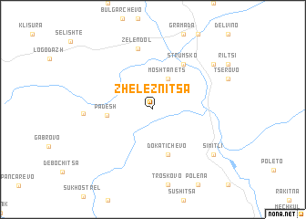 map of Zheleznitsa