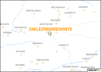 map of Zheleznodorozhnoye