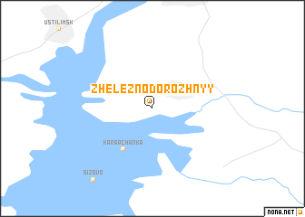 map of Zheleznodorozhnyy