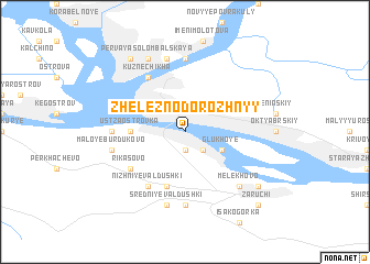 map of Zheleznodorozhnyy