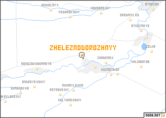 map of Zheleznodorozhnyy