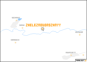 map of Zheleznodorozhnyy