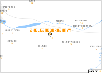 map of Zheleznodorozhnyy