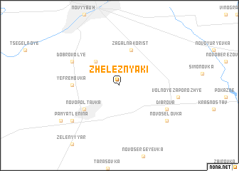 map of Zheleznyaki