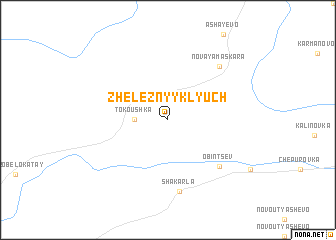 map of Zheleznyy Klyuch