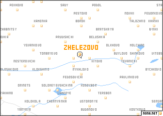 map of Zhelezovo