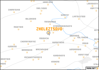 map of Zheleztsovo