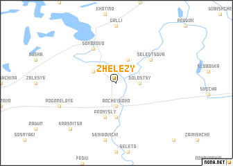 map of Zhelezy