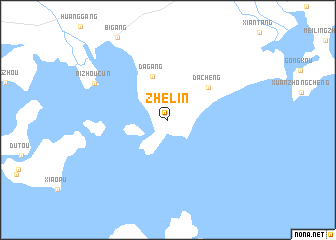 map of Zhelin